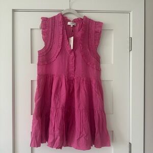 SEA NEW YORK Ruffle Sleeve Tiered Dress